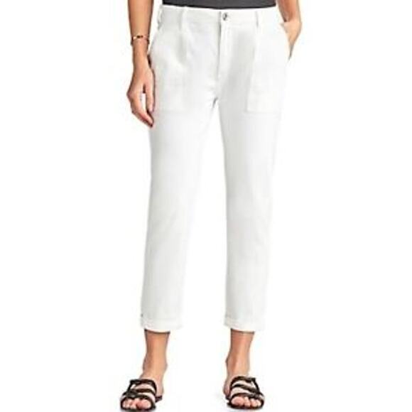 Sam Edelman Cargo Ankle Pants Utility Crop Pant Size 26‎ - Picture 1 of 7